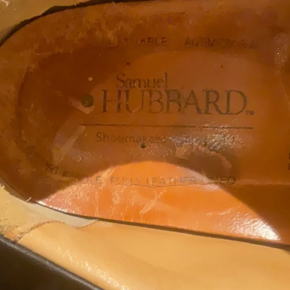 Samuel Hubbard Men’s Vibram Leather Shoes Black Size 11.5